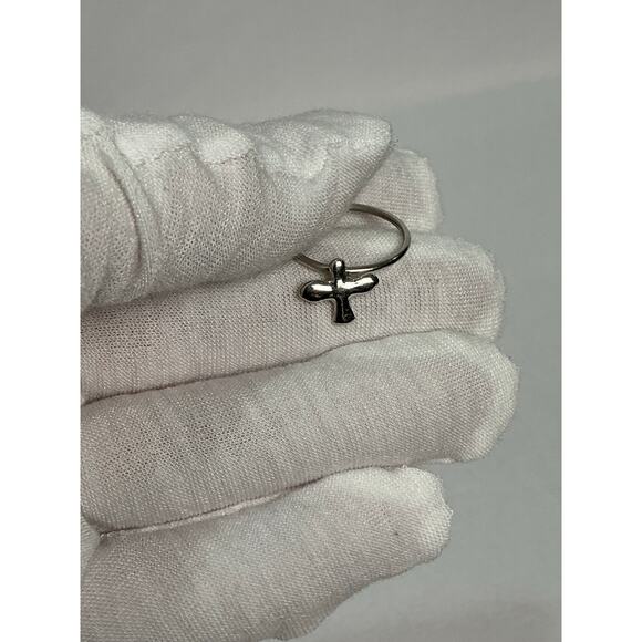 Vintage Tiffany & Co. 925 Cross Bird Floating Ring - Picture 6 of 9
